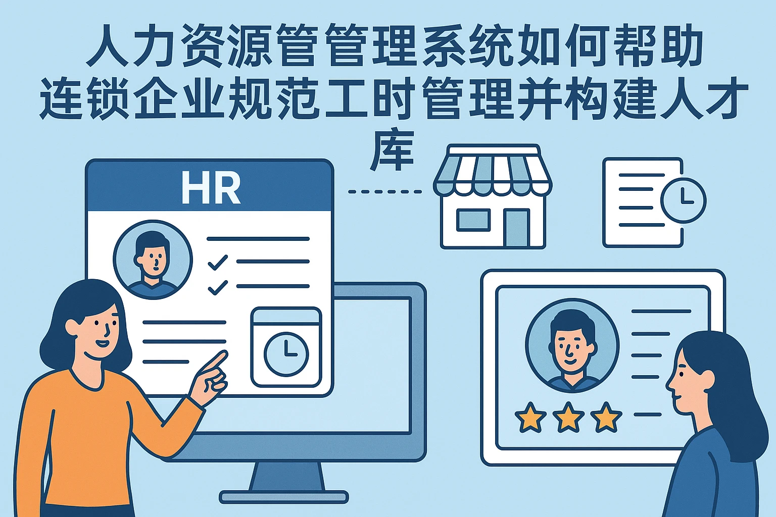 人力资源管理系统如何帮助连锁企业规范工时管理并构建人才库