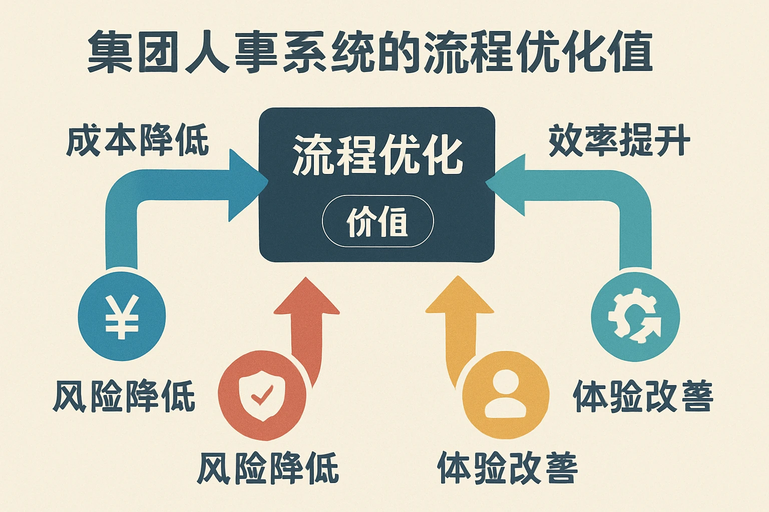 集团人事系统的流程优化价值