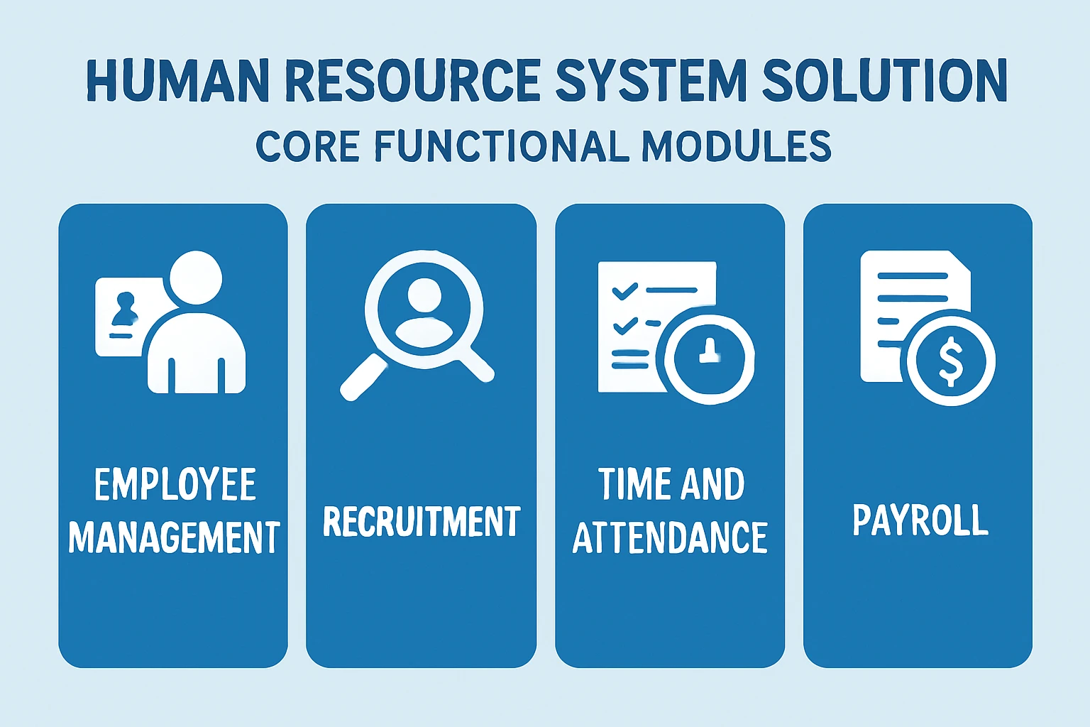 人事系统解决方案的核心功能模块