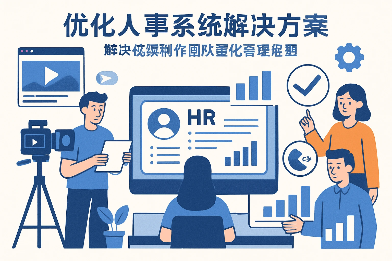 优化人事系统解决方案，解决视频制作团队量化管理难题