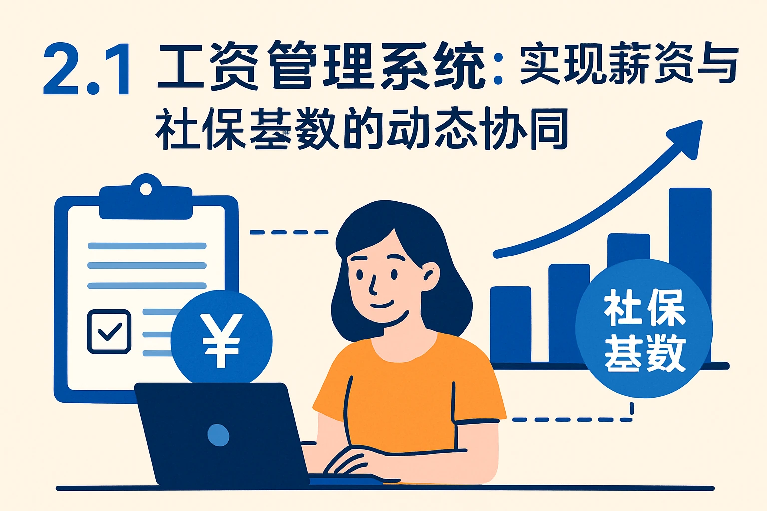 2.1 工资管理系统：实现薪资与社保基数的动态协同