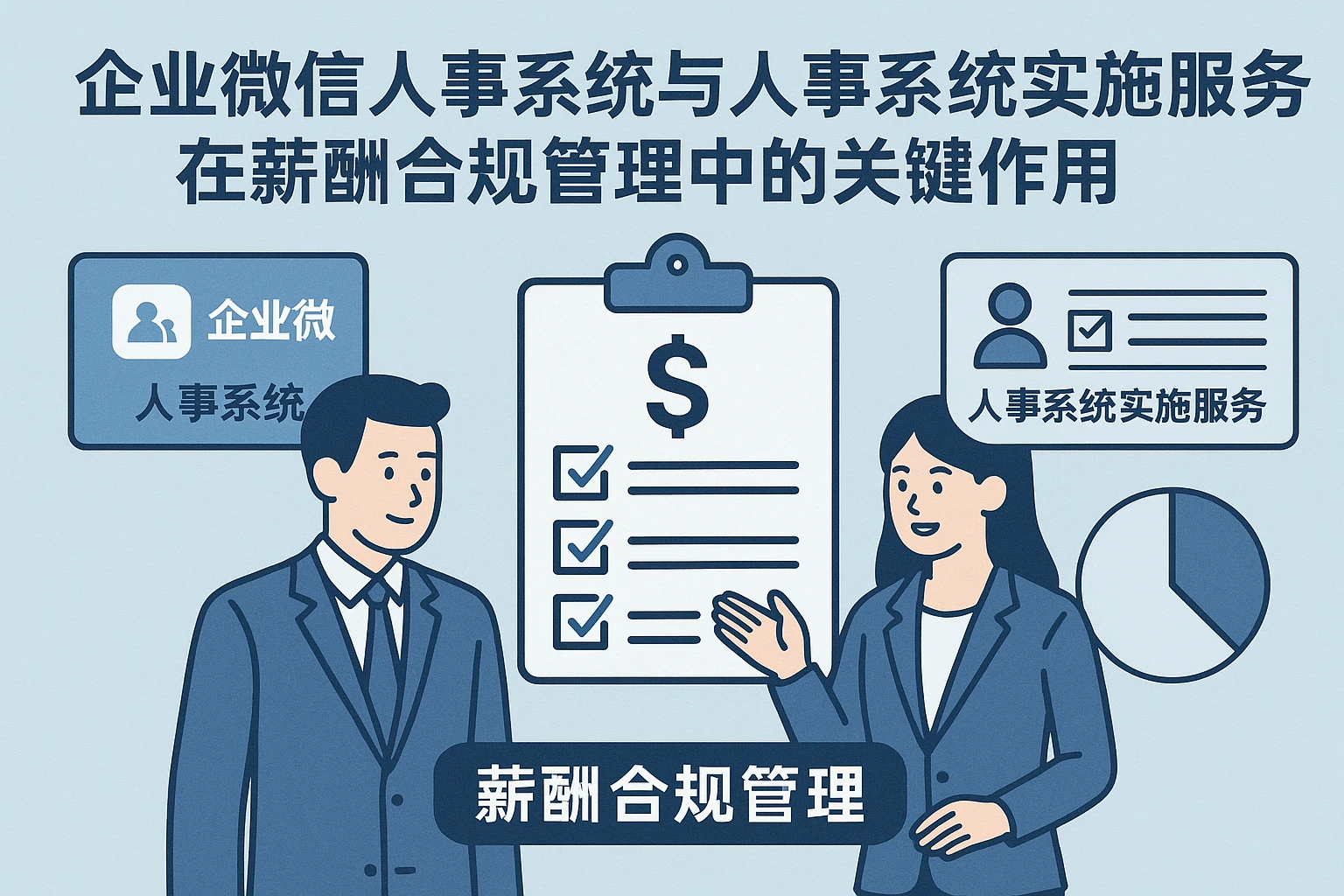 企业微信人事系统与人事系统实施服务在薪酬合规管理中的关键作用