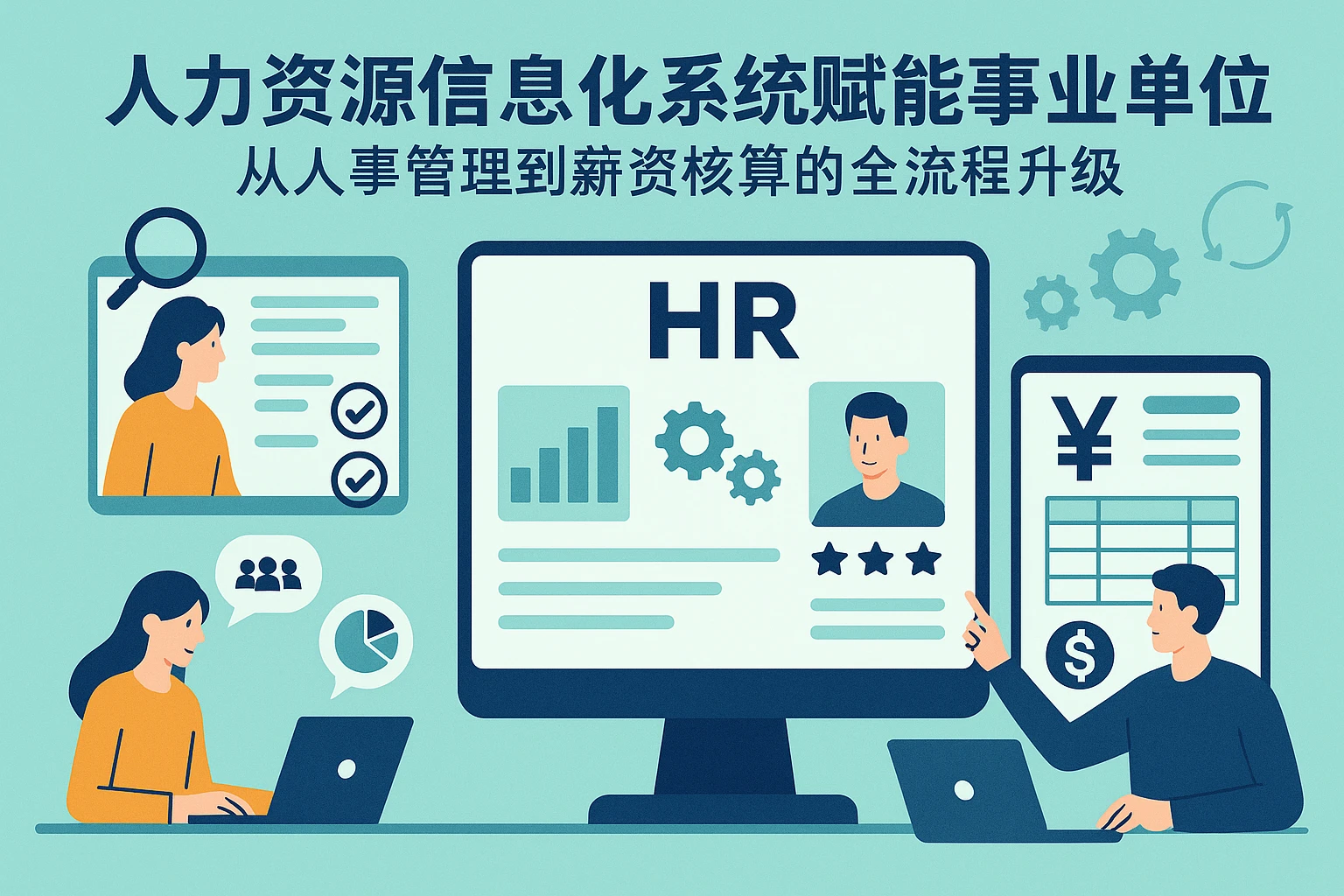 人力资源信息化系统赋能事业单位：从人事管理到薪资核算的全流程升级