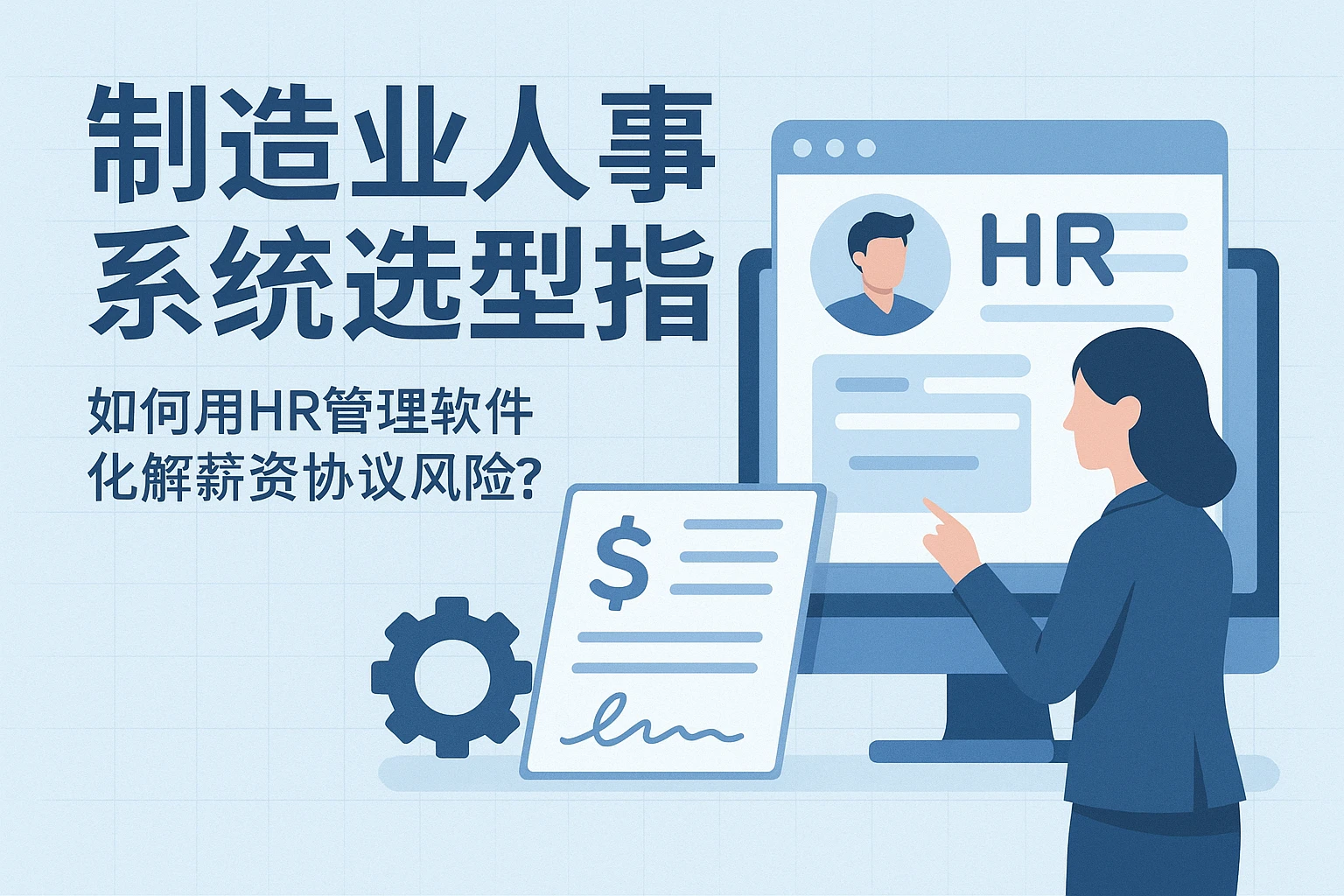 制造业人事系统选型指南：如何用HR管理软件化解薪资协议风险？