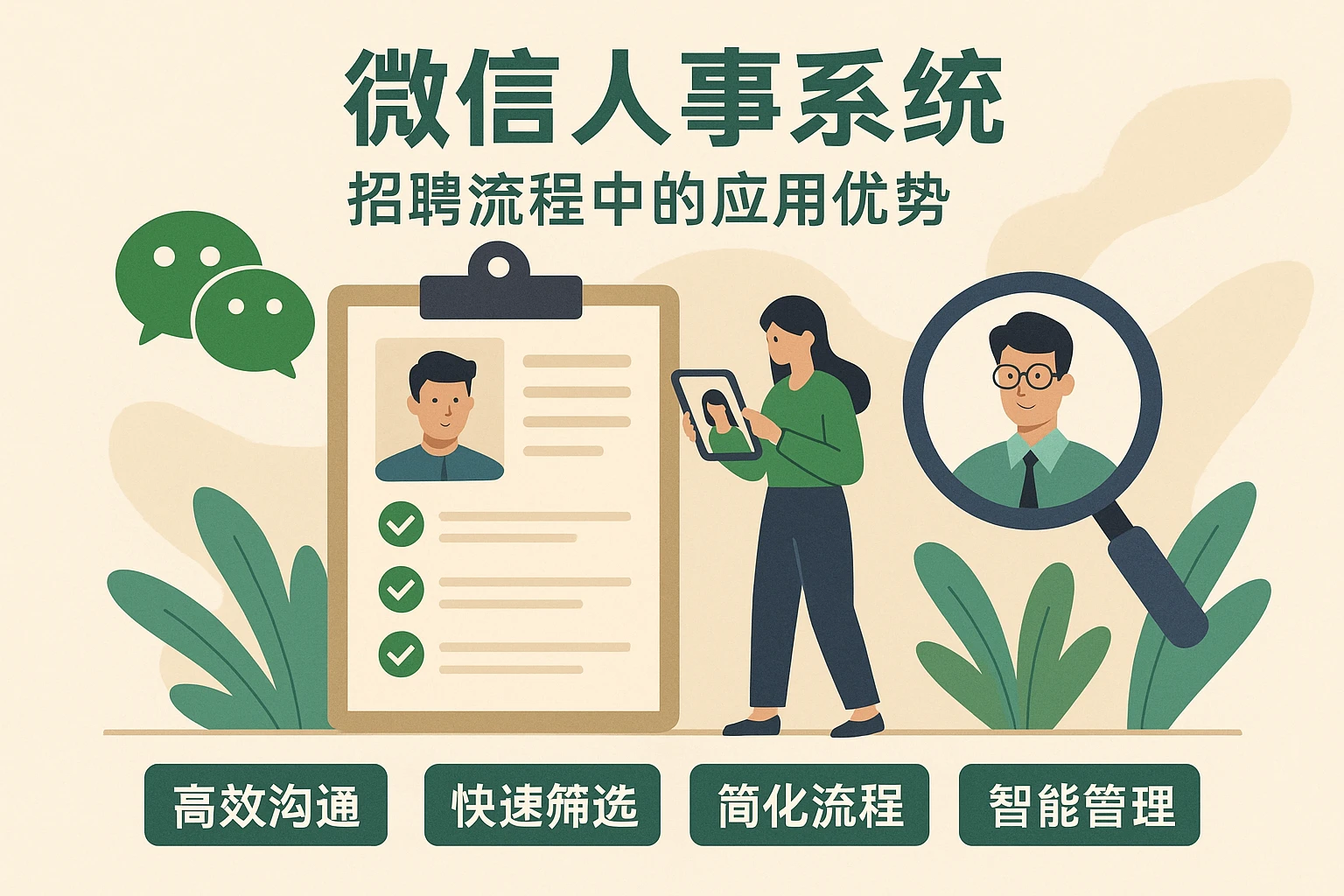 微信人事系统在招聘流程中的应用优势