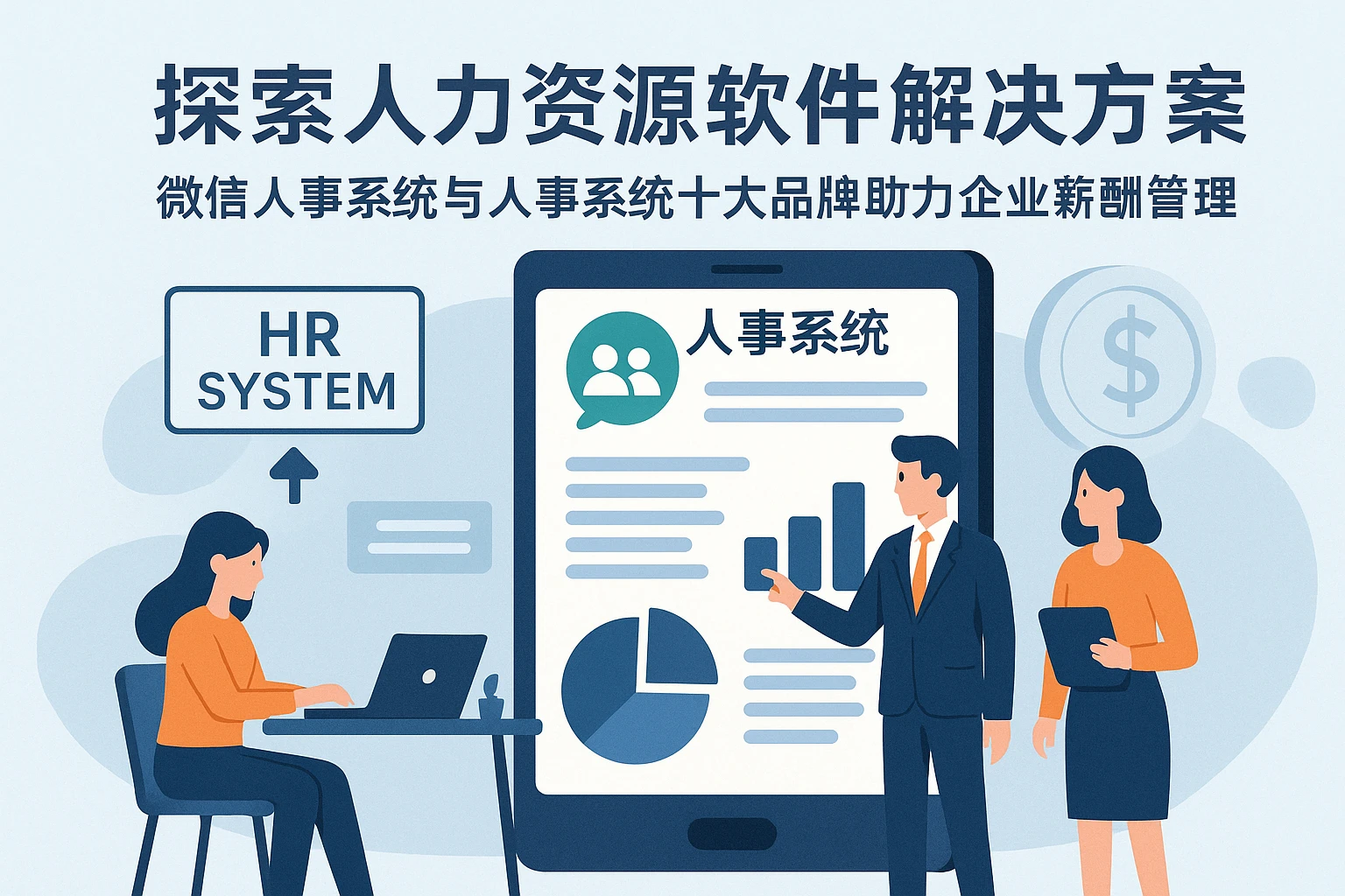 探索人力资源软件解决方案：微信人事系统与人事系统十大品牌助力企业薪酬管理
