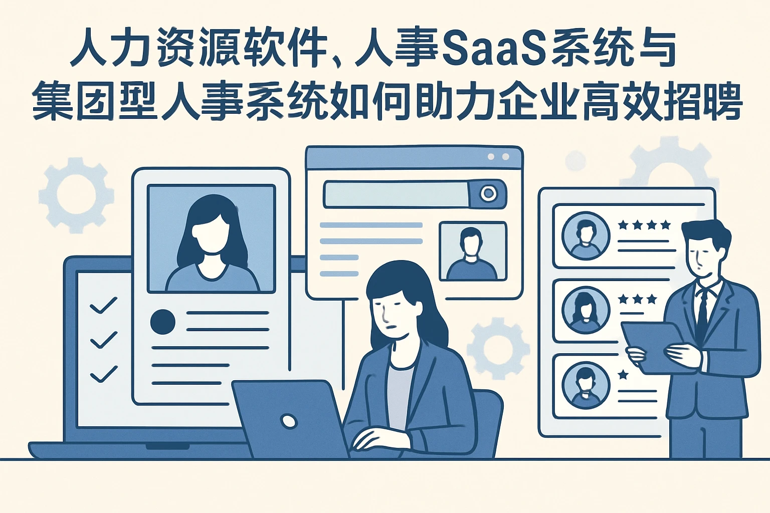 人力资源软件、人事SaaS系统与集团型人事系统如何助力企业高效招聘