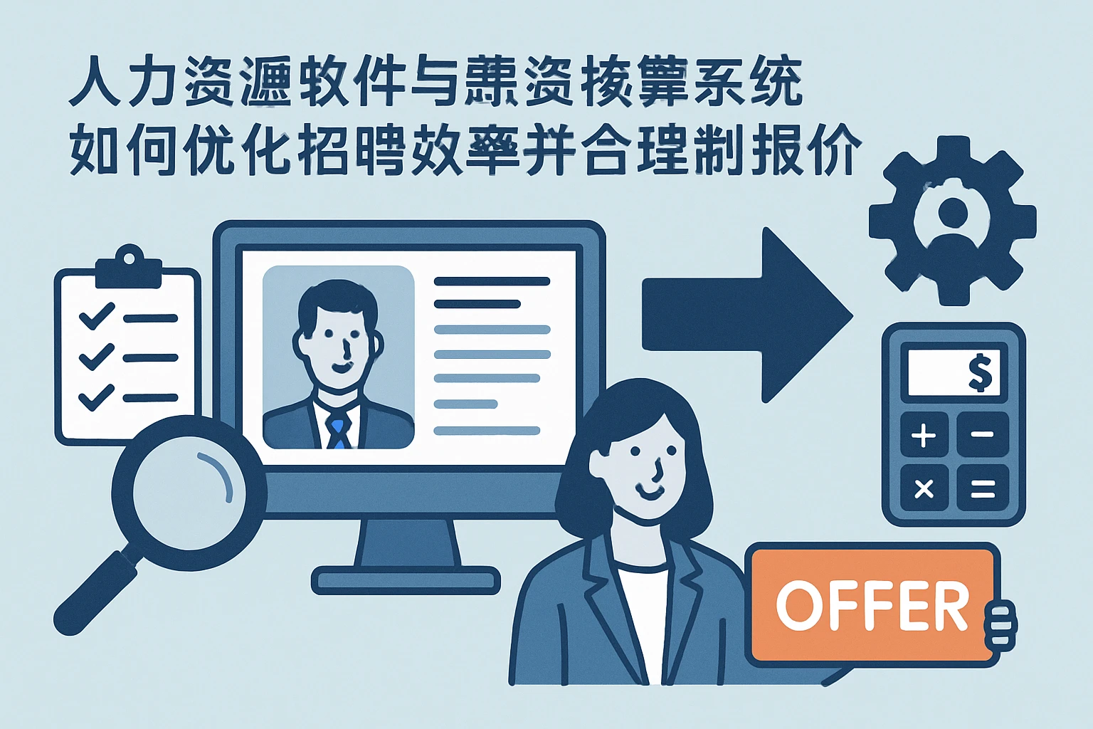 人力资源软件与薪资核算系统如何优化招聘效率并合理控制报价