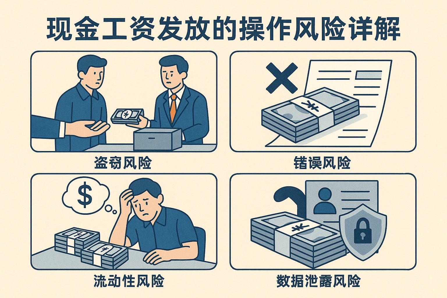 现金工资发放的操作风险详解
