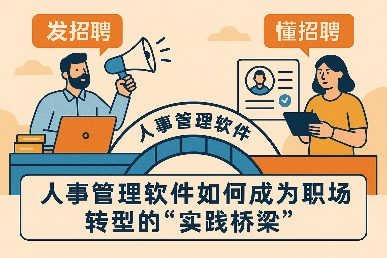 从“发招聘”到“懂招聘”:人事管理软件如何成为职场转型的“实践桥梁”