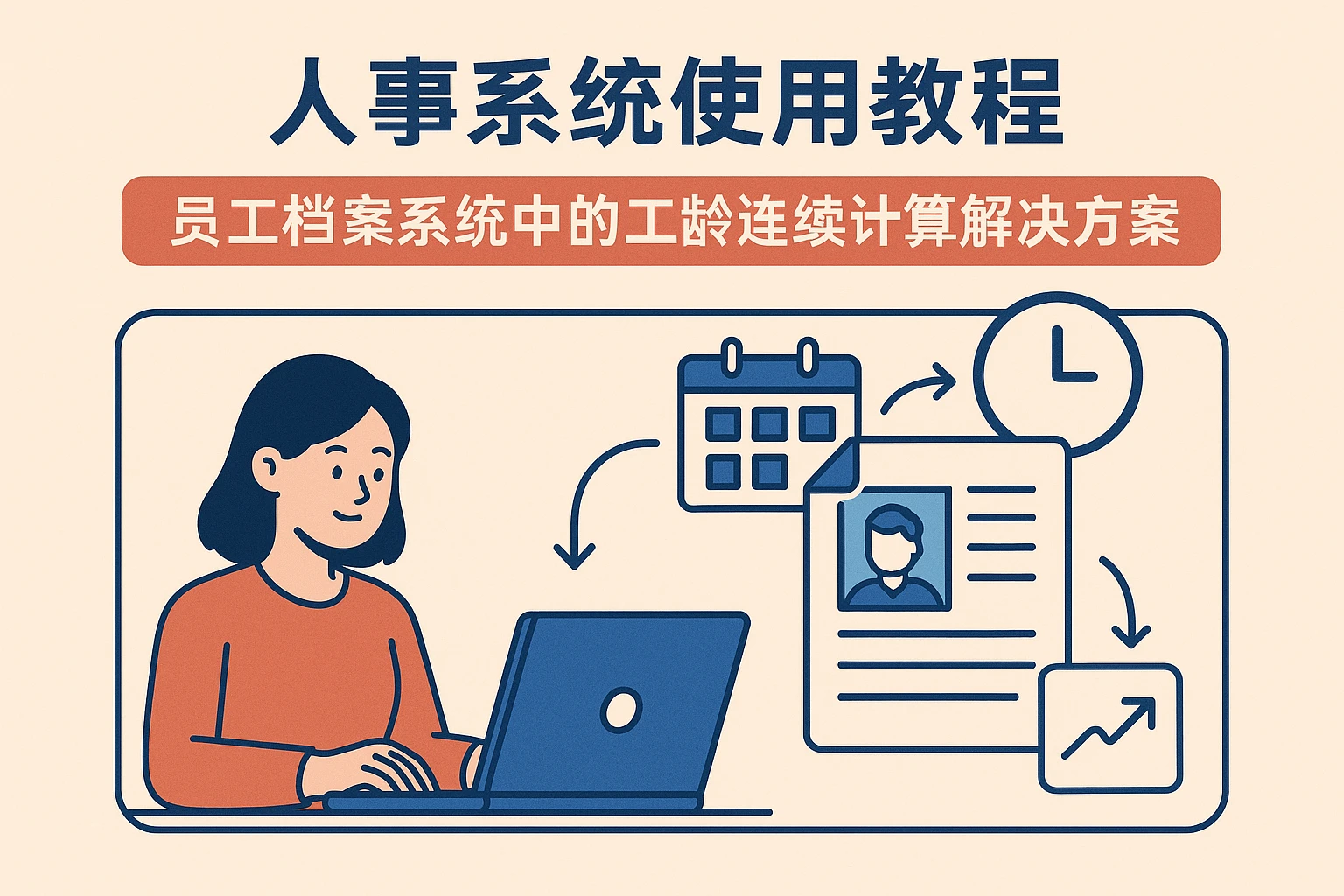 人事系统使用教程：员工档案系统中的工龄连续计算解决方案