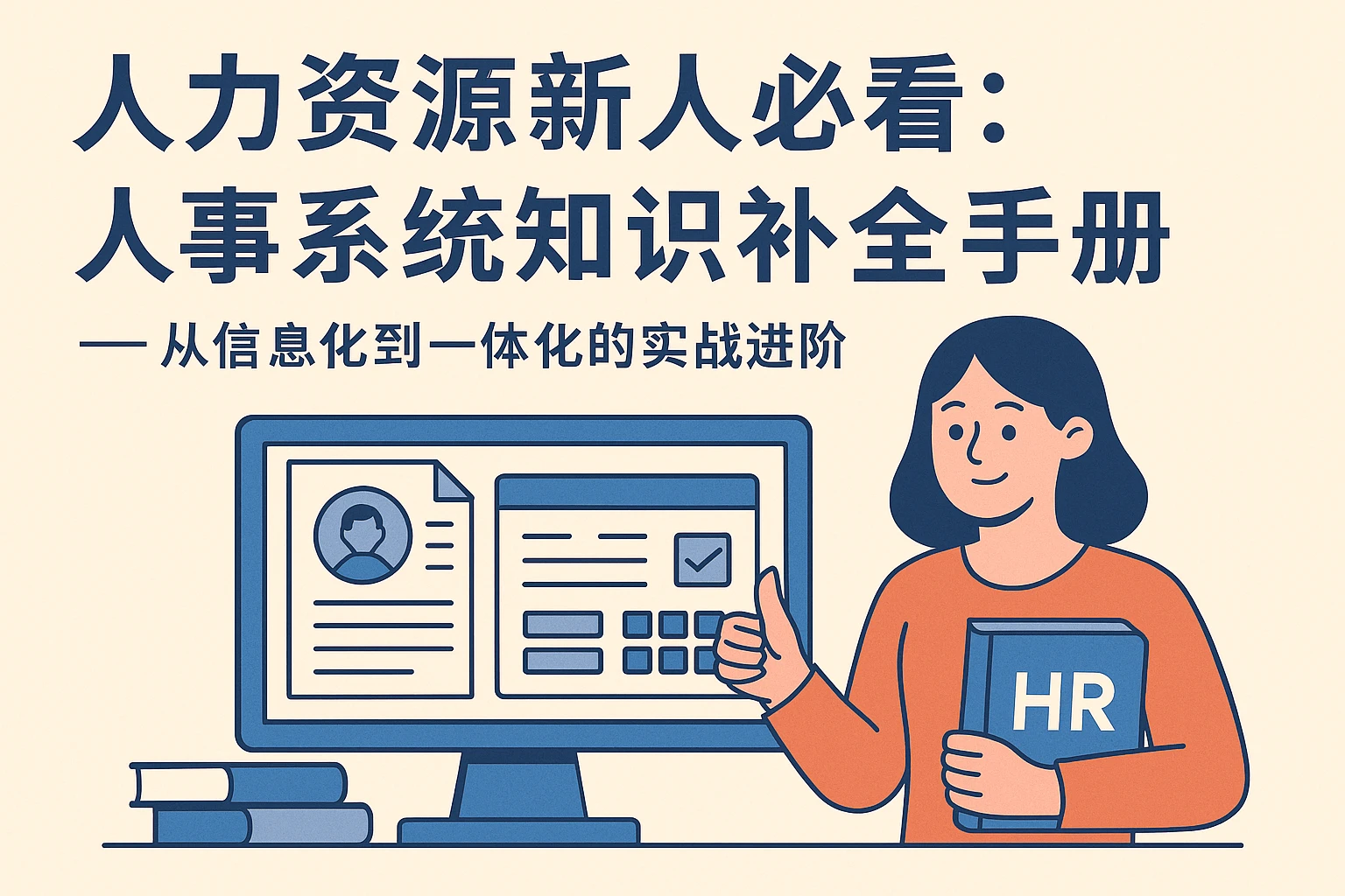 人力资源新人必看：人事系统知识补全手册——从信息化到一体化的实战进阶