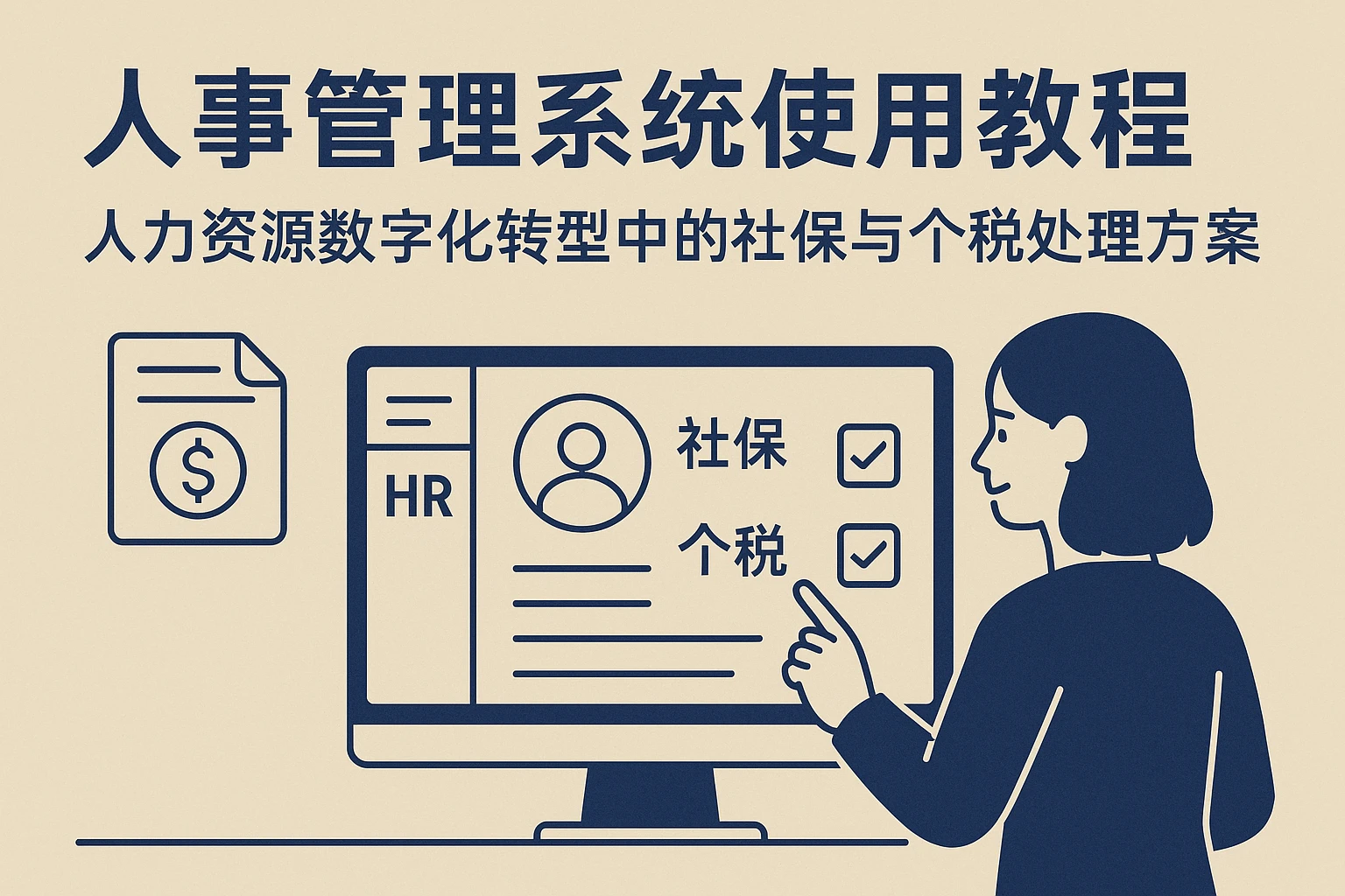 人事管理系统使用教程:人力资源数字化转型中的社保与个税处理方案