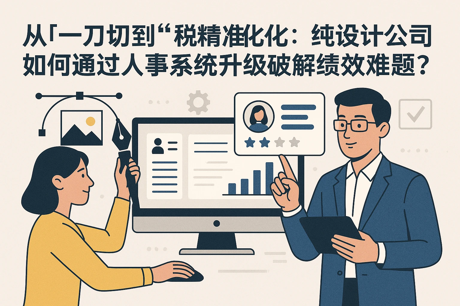 从“一刀切”到“精准化”:纯设计公司如何通过人事系统升级破解绩效难题?