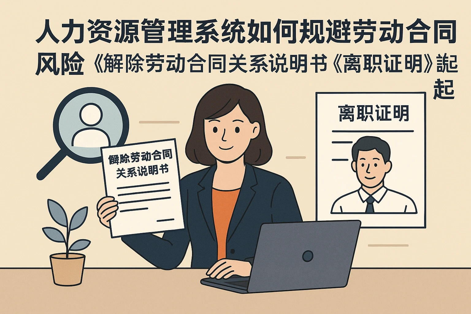 人力资源管理系统如何规避劳动合同终止风险？从《解除劳动合同关系说明书》与《离职证明》说起