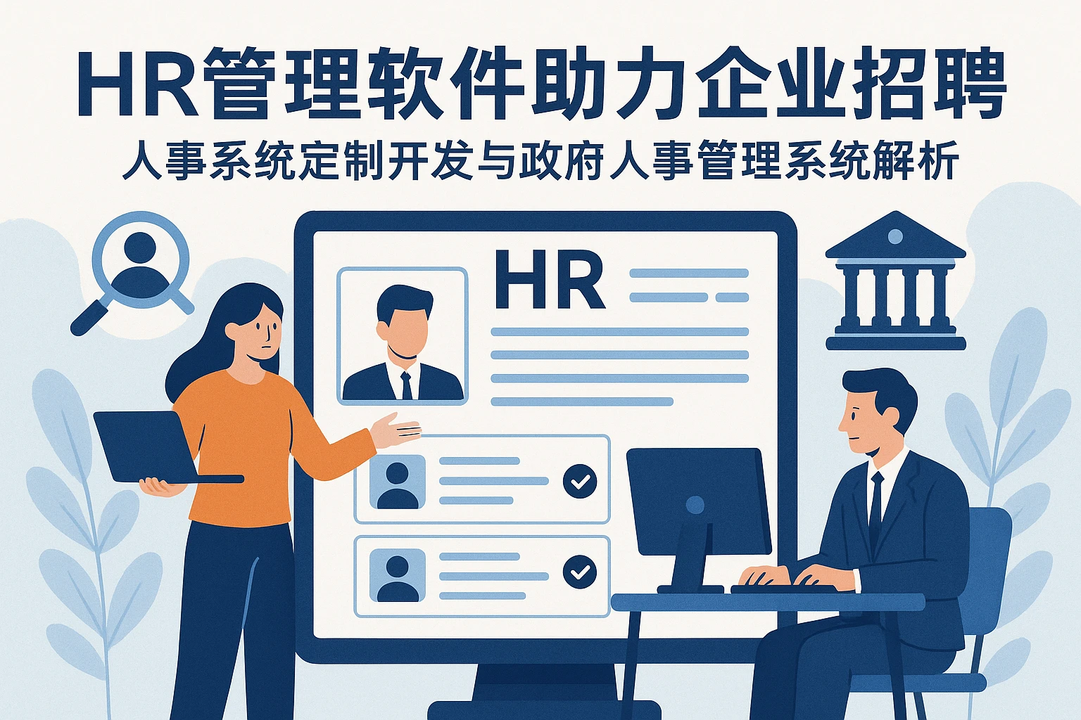 HR管理软件助力企业招聘：人事系统定制开发与政府人事管理系统解析