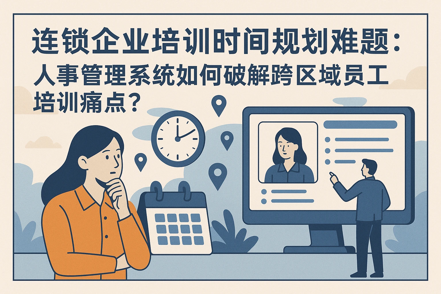 连锁企业培训时间规划难题：人事管理系统如何破解跨区域员工培训痛点？