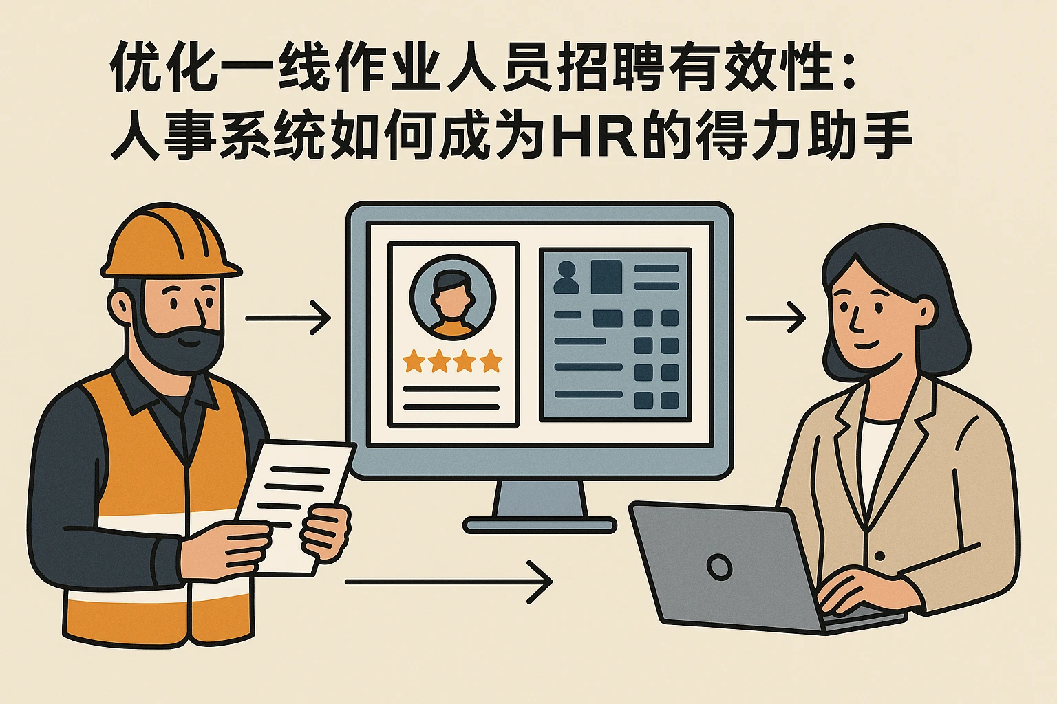 优化一线作业人员招聘有效性:人事系统如何成为HR的得力助手