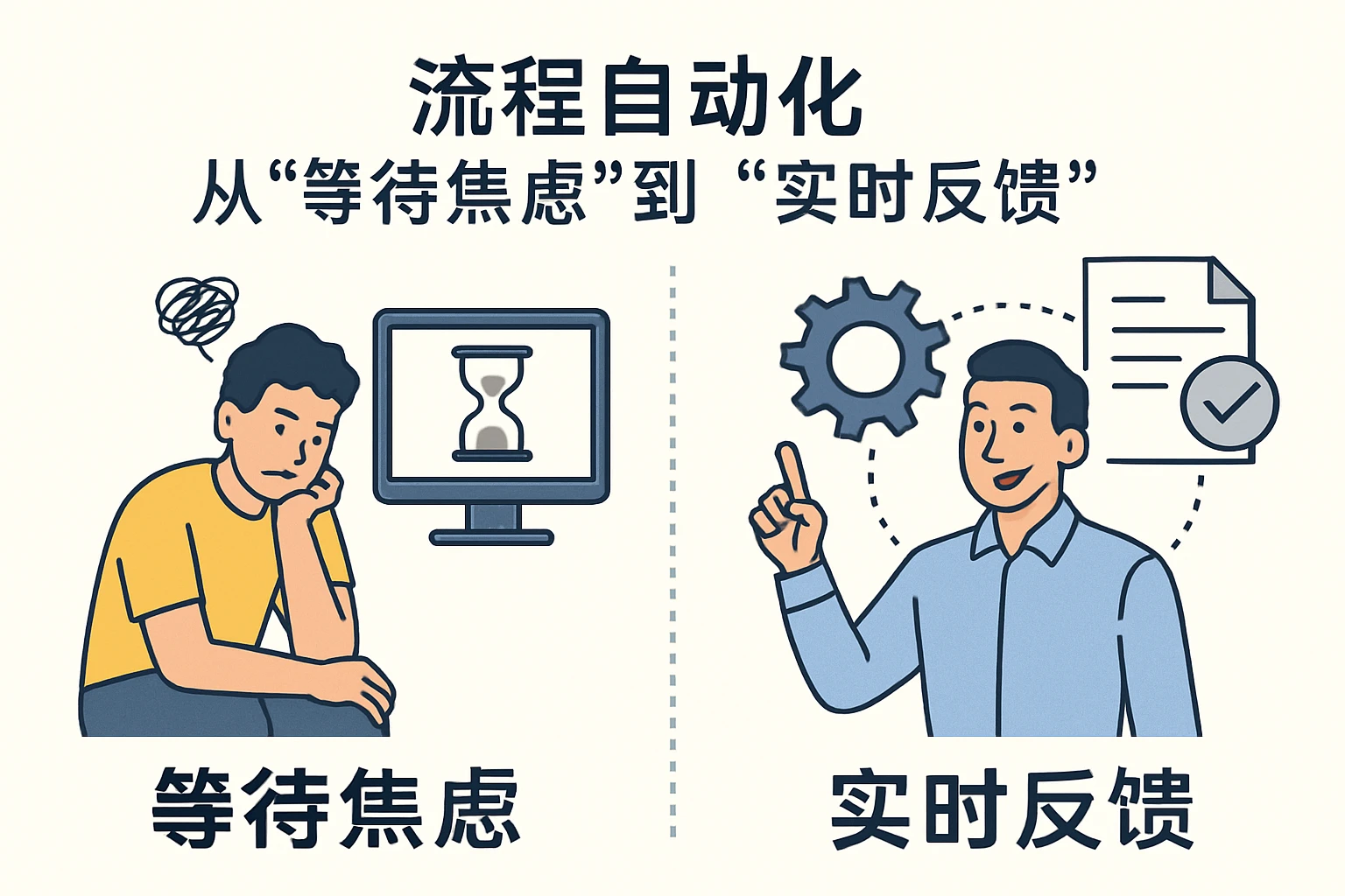 2. 流程自动化：从“等待焦虑”到“实时反馈”