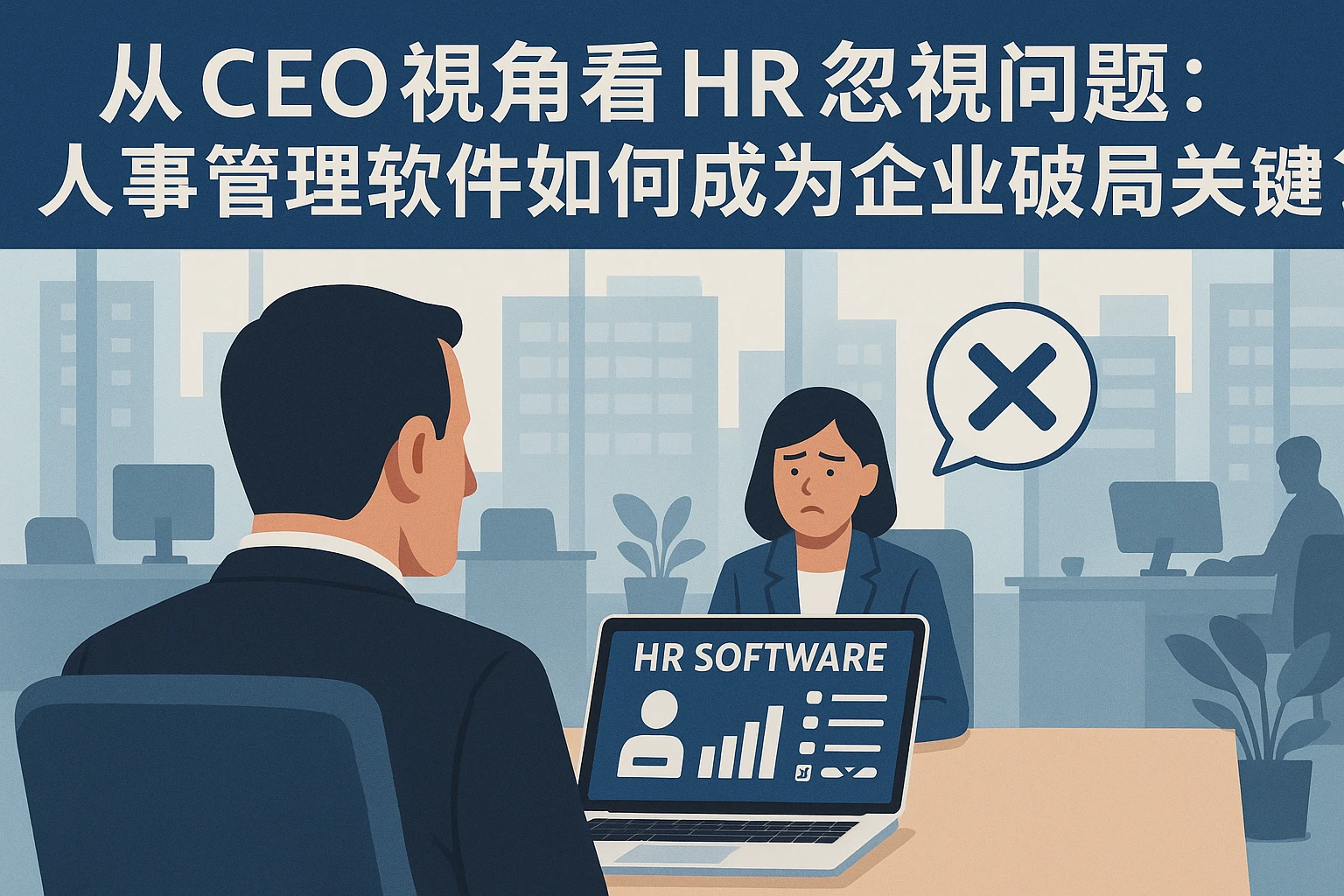 从CEO视角看HR忽视问题：人事管理软件如何成为企业破局关键？