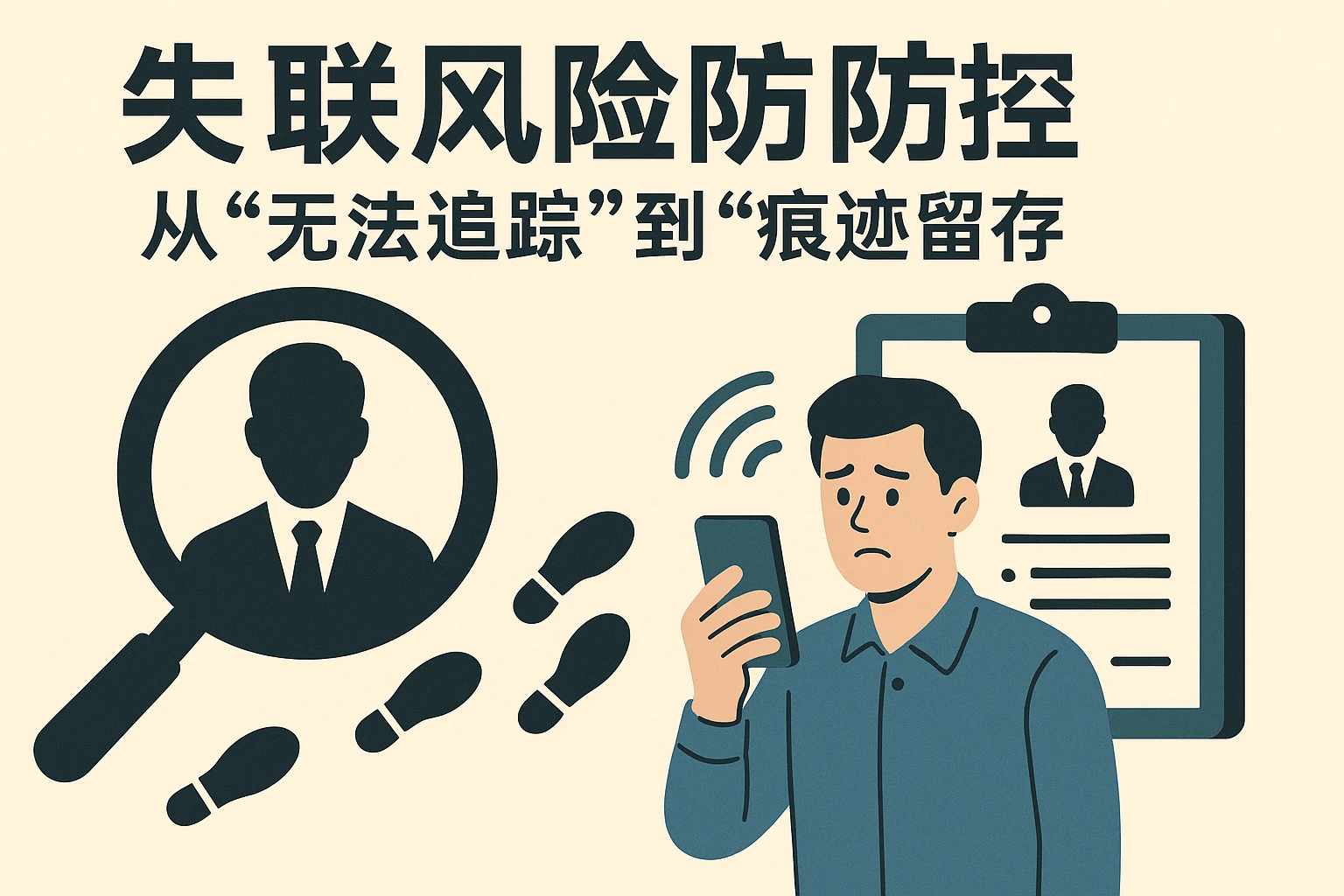 2. 失联风险防控：从“无法追踪”到“痕迹留存”