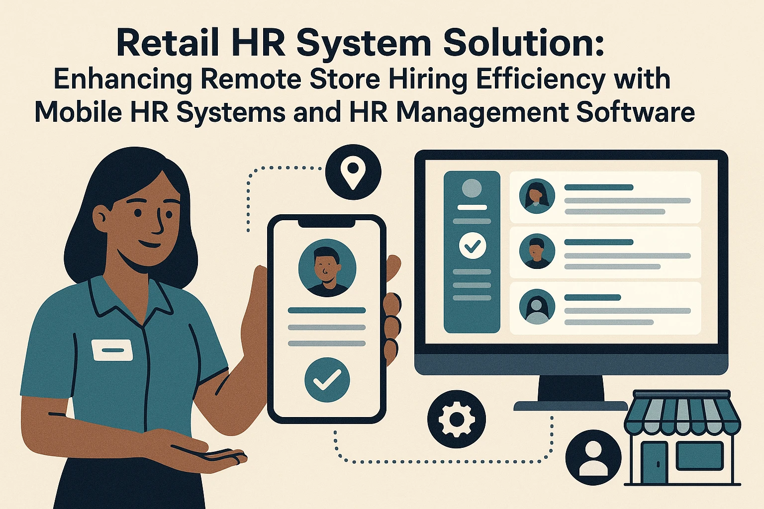 零售业人事系统解决方案：如何利用移动人事系统和人事管理软件提升偏远门店招聘效率