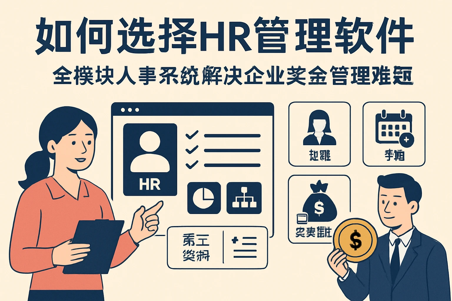 如何选择HR管理软件:全模块人事系统解决企业奖金管理难题