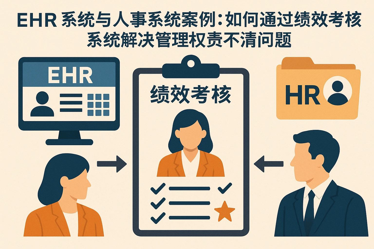 EHR系统与人事系统案例:如何通过绩效考核系统解决管理权责不清问题