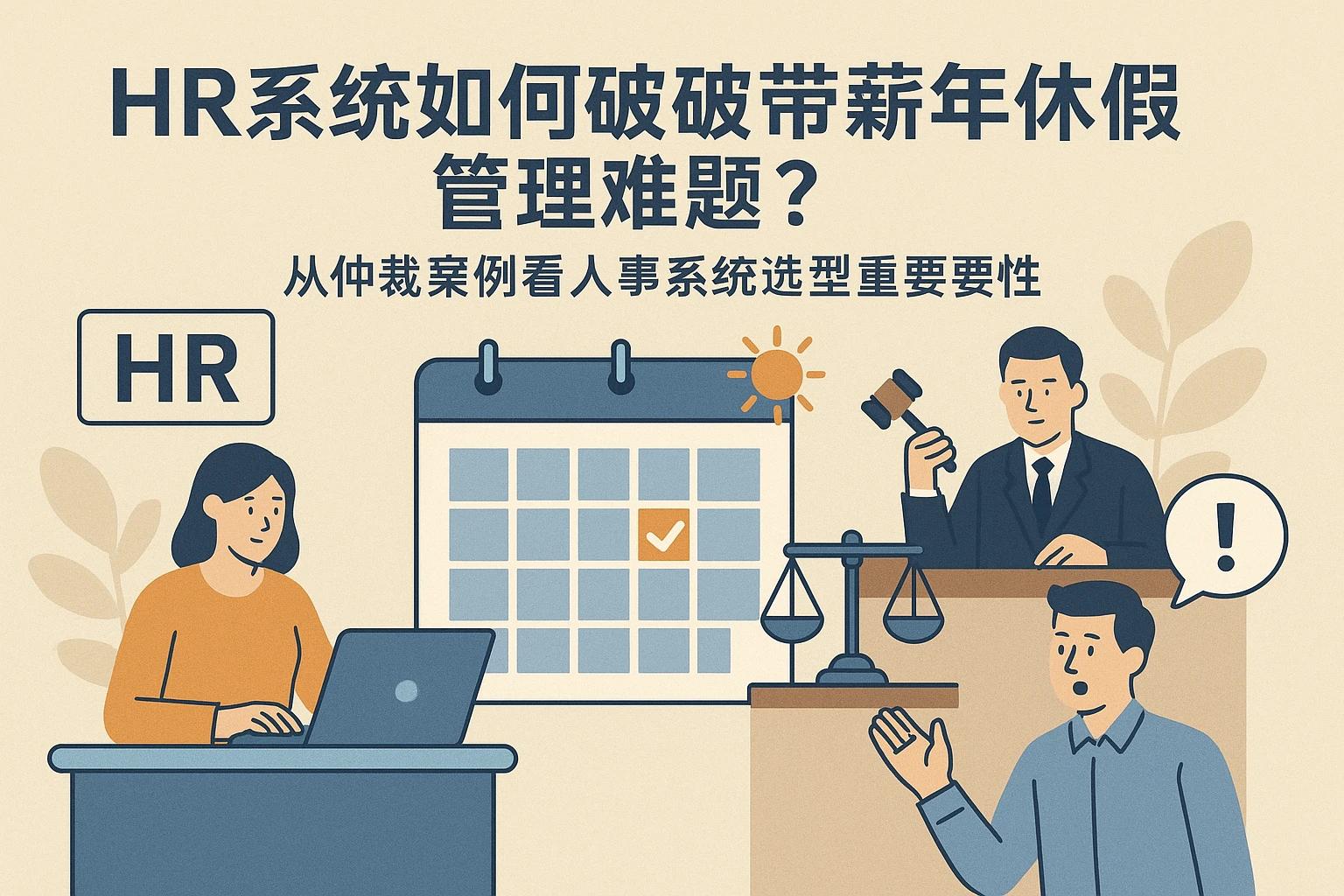 HR系统如何破解带薪年休假管理难题？从仲裁案例看人事系统选型的重要性