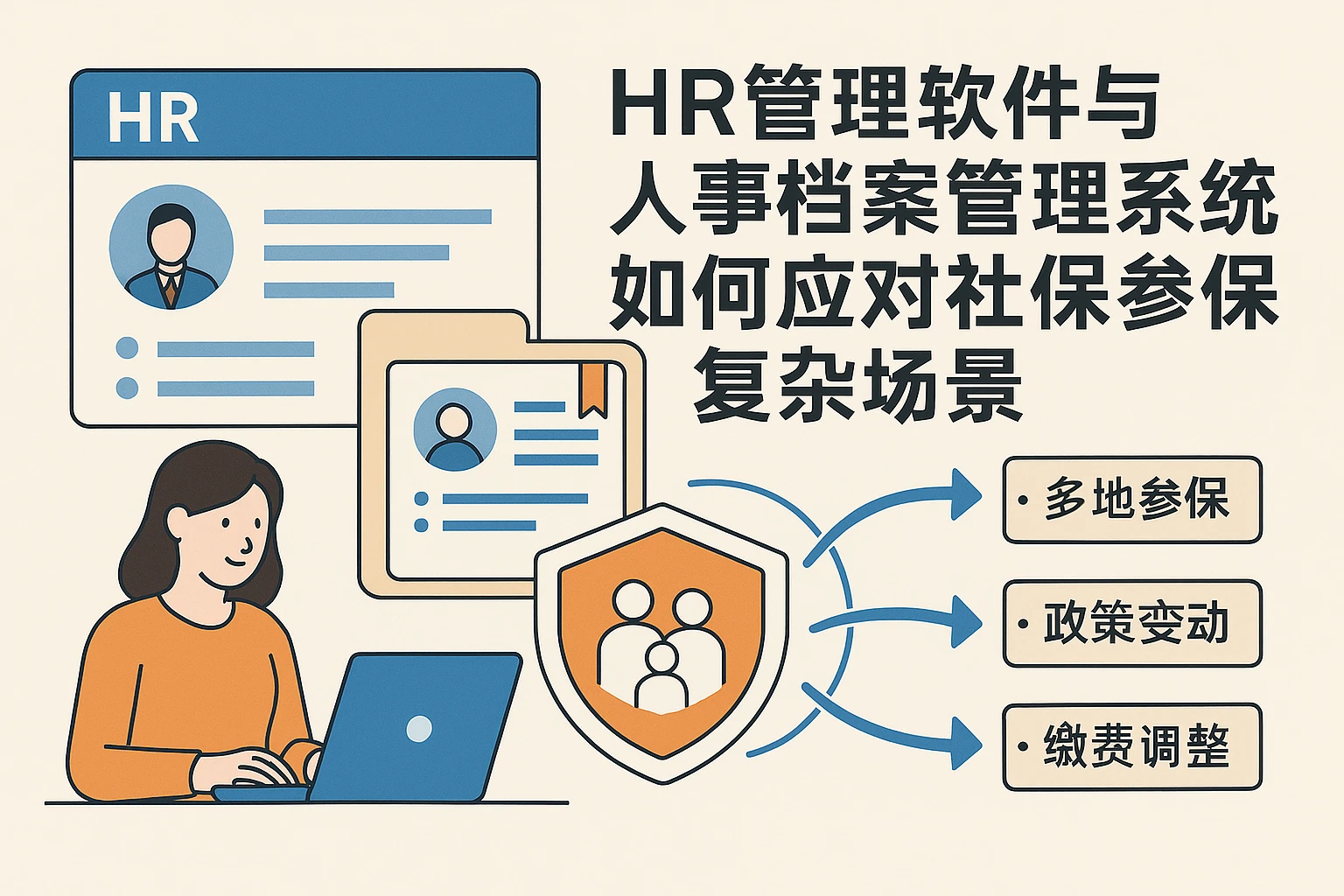 HR管理软件与人事档案管理系统如何应对社保参保的复杂场景