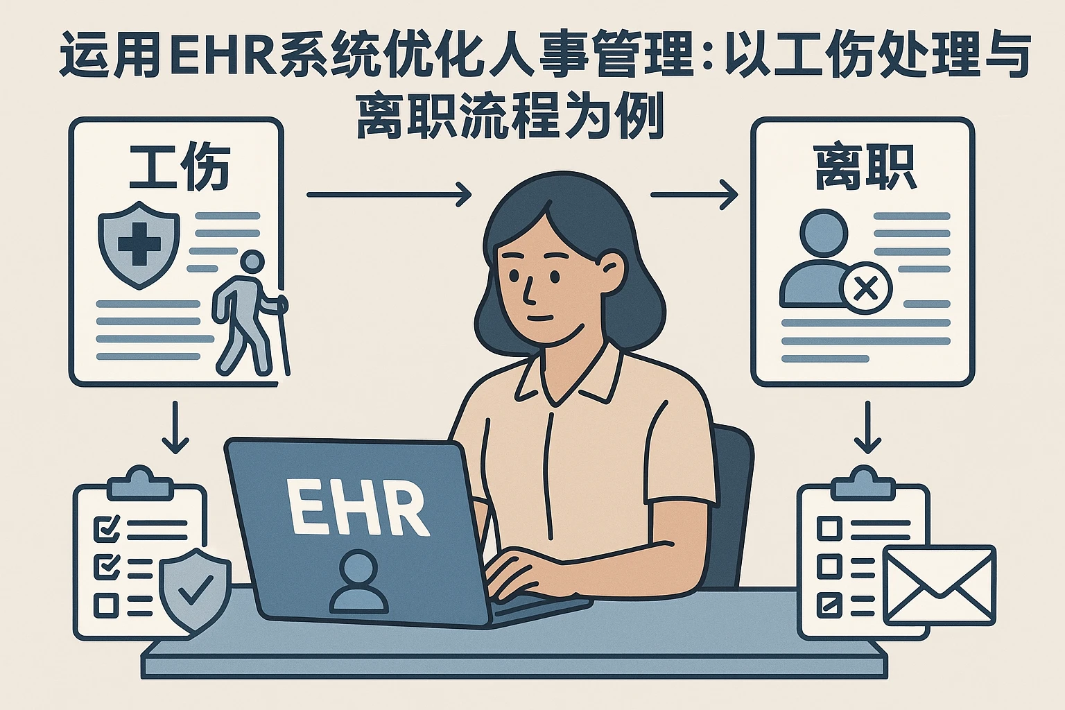运用EHR系统优化人事管理：以工伤处理与离职流程为例