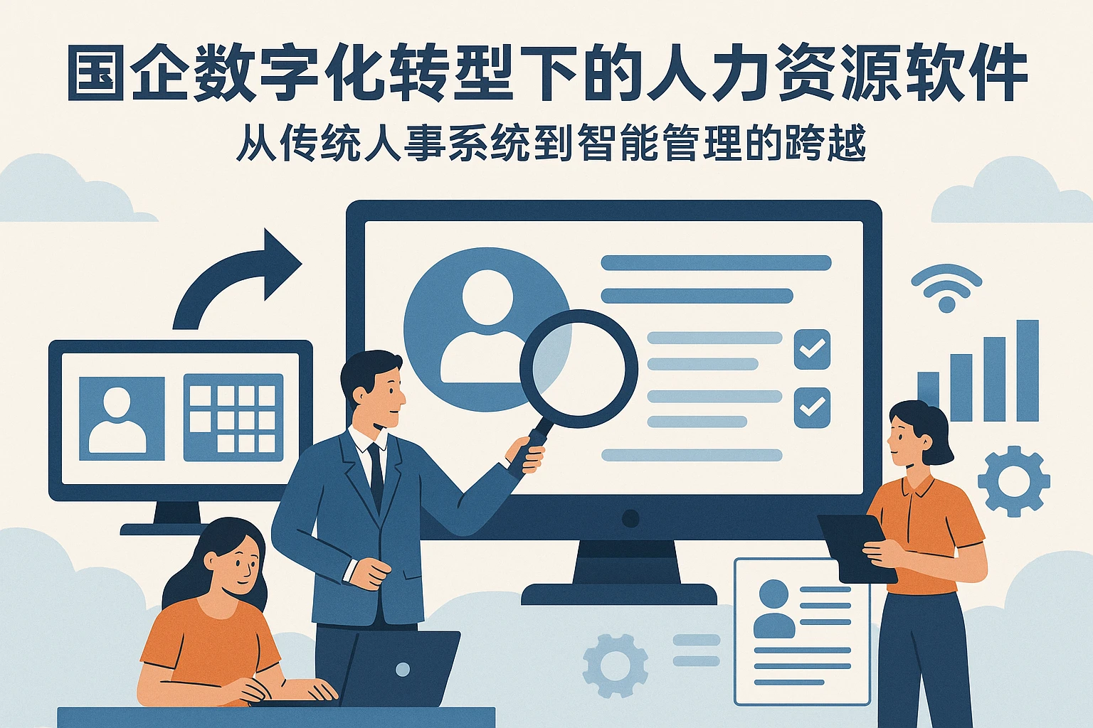 国企数字化转型下的人力资源软件选型：从传统人事系统到智能管理的跨越