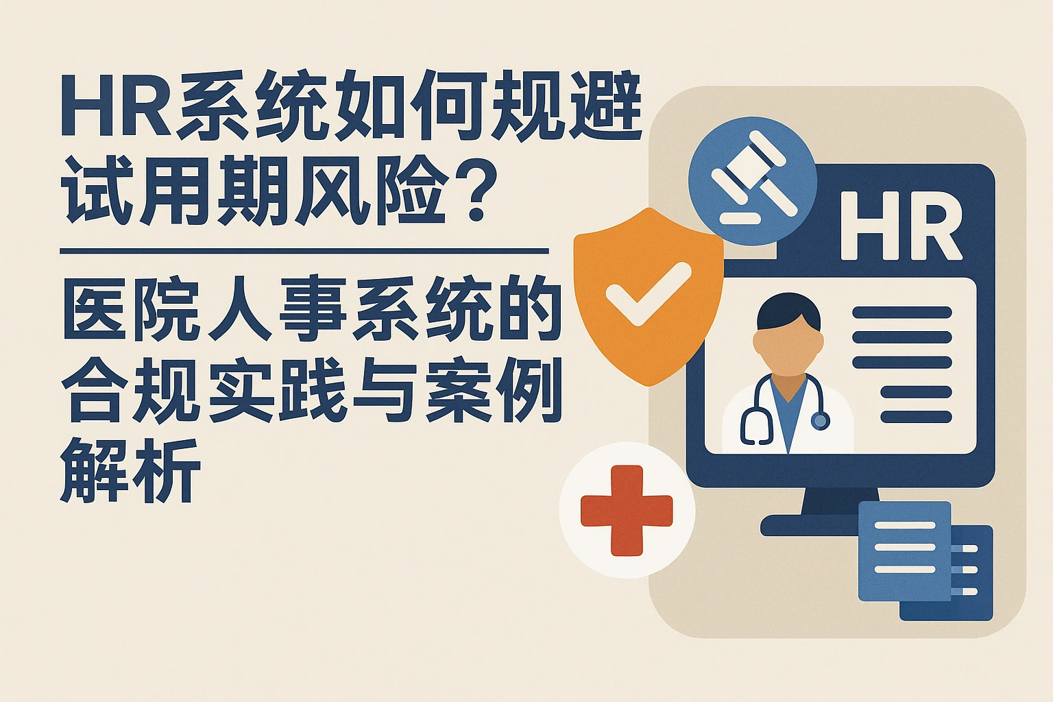 HR系统如何规避试用期风险？医院人事系统的合规实践与案例解析