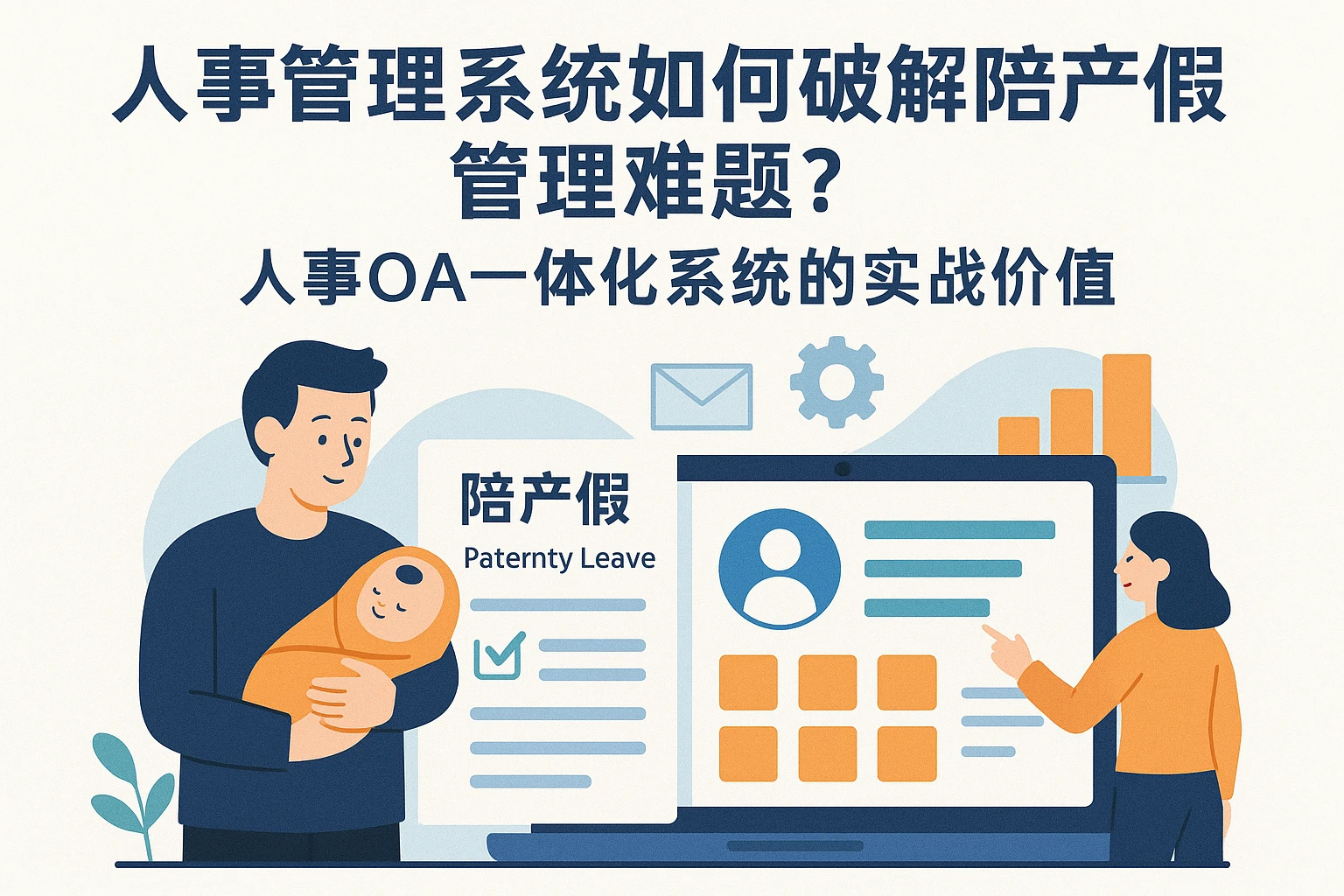 人事管理系统如何破解陪产假管理难题?人事OA一体化系统的实战价值