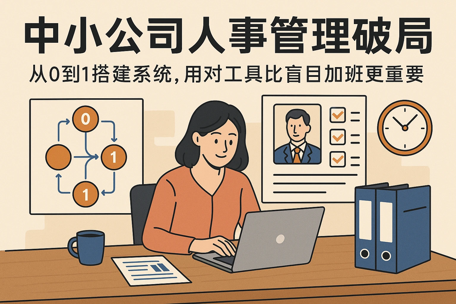 中小公司人事管理破局：从0到1搭建系统，用对工具比盲目加班更重要