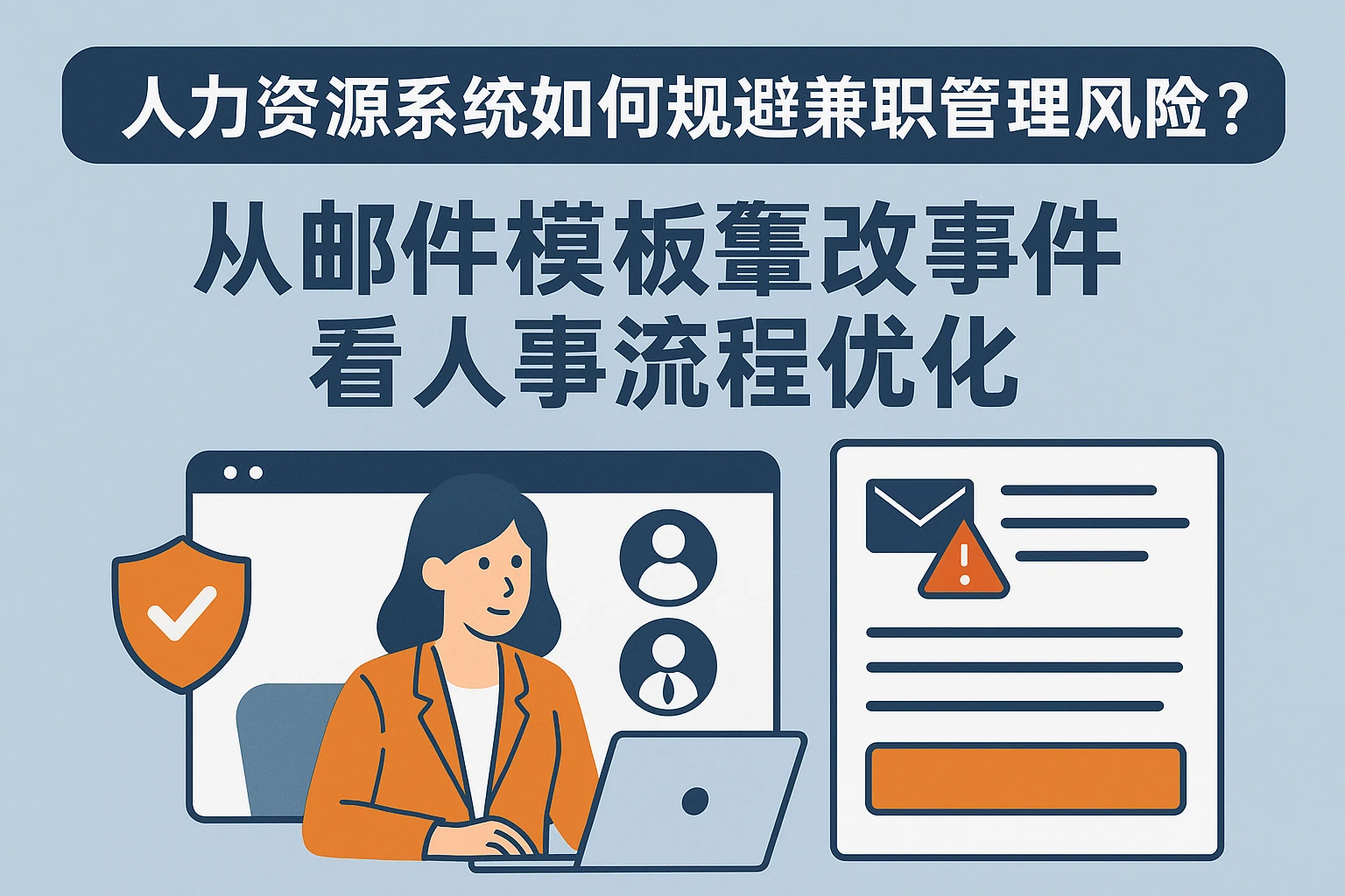 人力资源系统如何规避兼职管理风险？从邮件模板篡改事件看人事流程优化