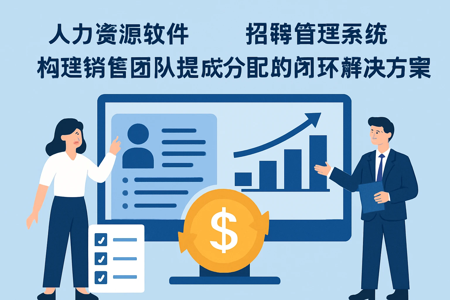人力资源软件+招聘管理系统：构建销售团队提成分配的闭环解决方案