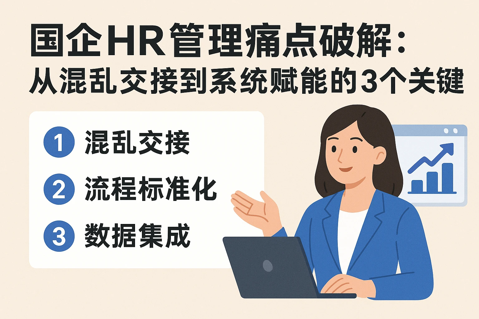 国企HR管理痛点破解：从混乱交接到系统赋能的3个关键