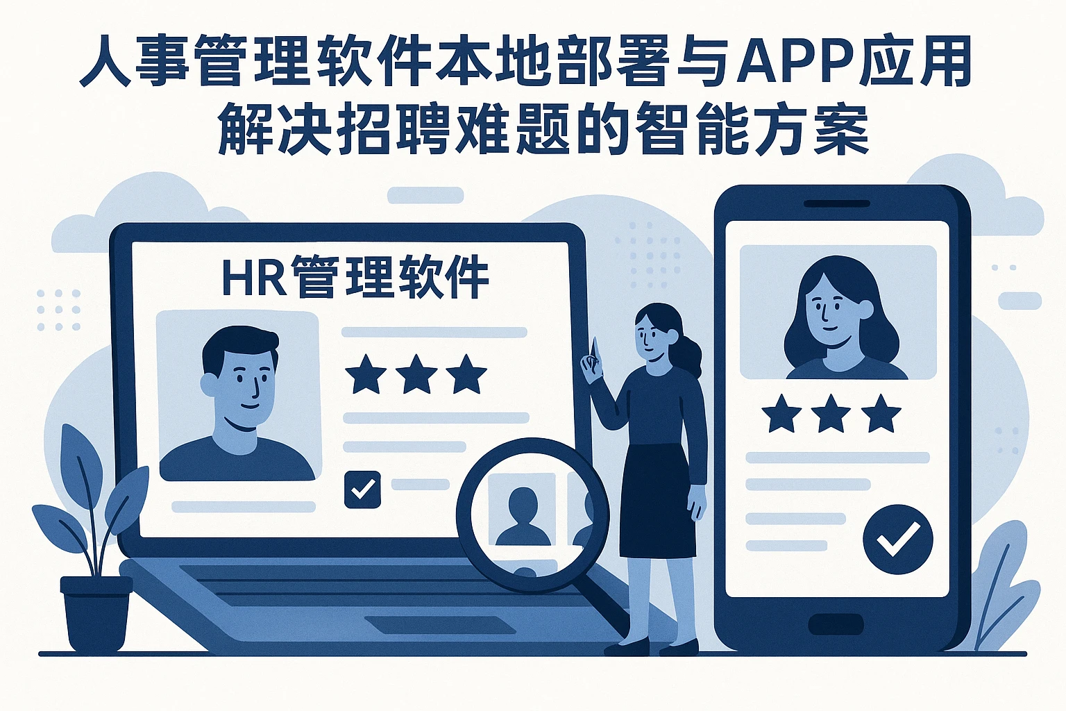人事管理软件本地部署与APP应用：解决招聘难题的智能方案
