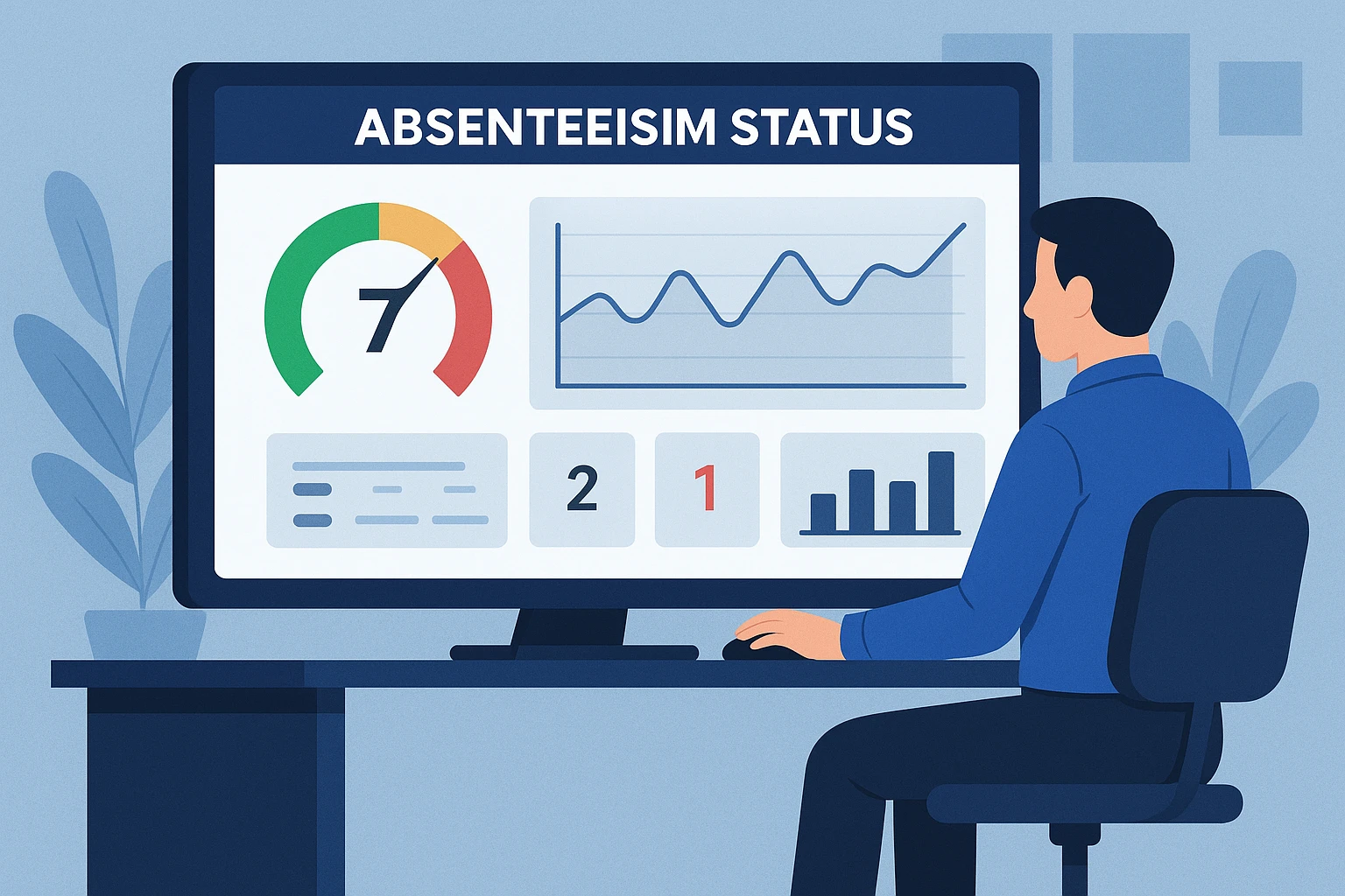 2. 实时监控：假勤状态的“可视化仪表盘”