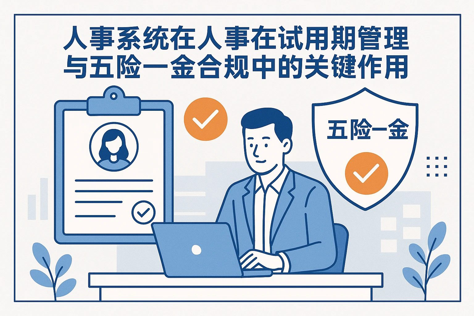 人事系统在试用期管理与五险一金合规中的关键作用