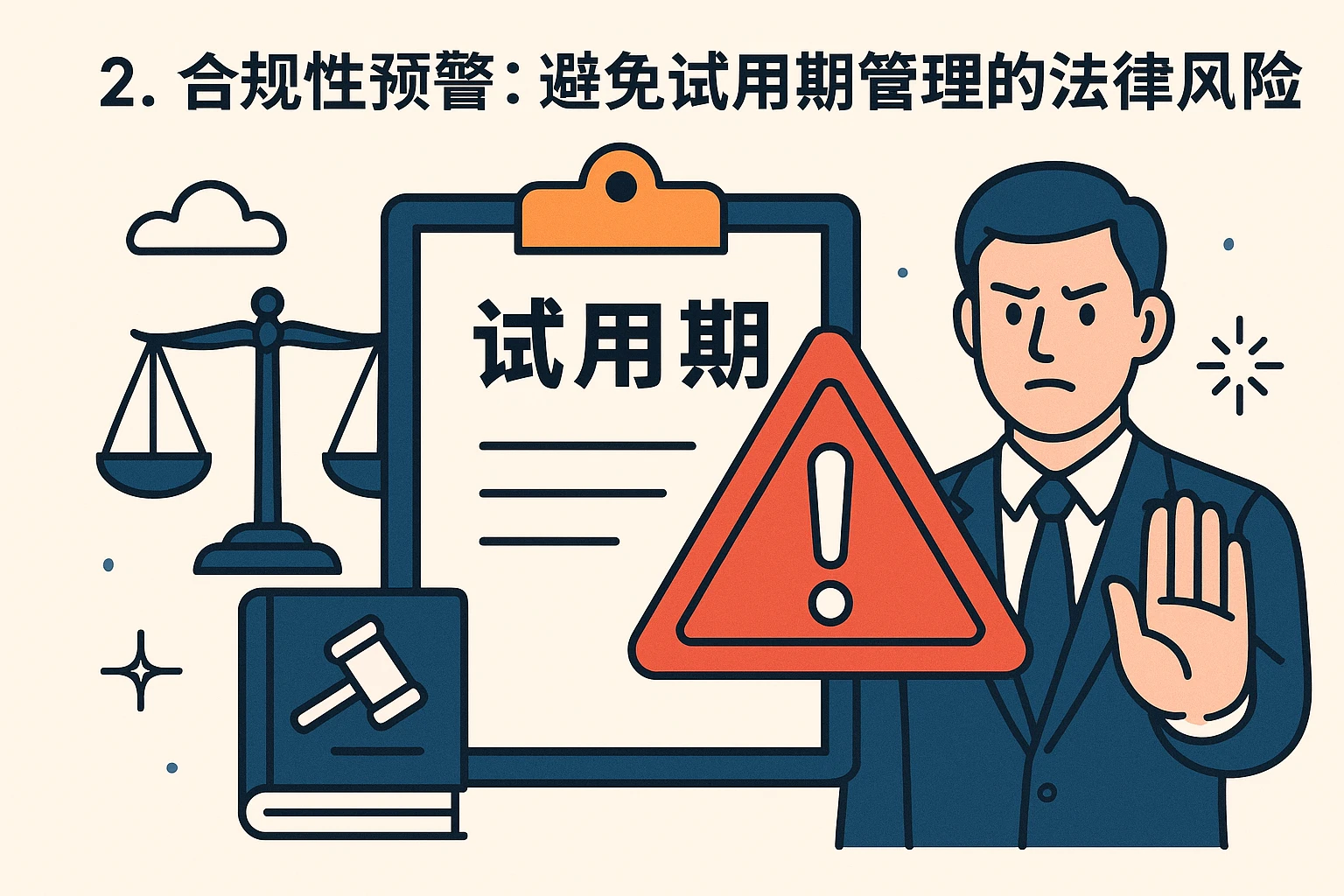 2. 合规性预警：避免试用期管理的法律风险