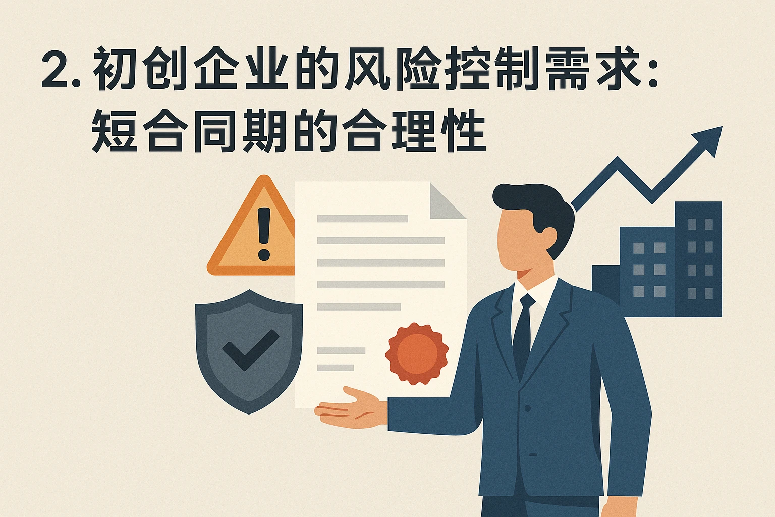 2. 初创企业的风险控制需求：短合同期的合理性