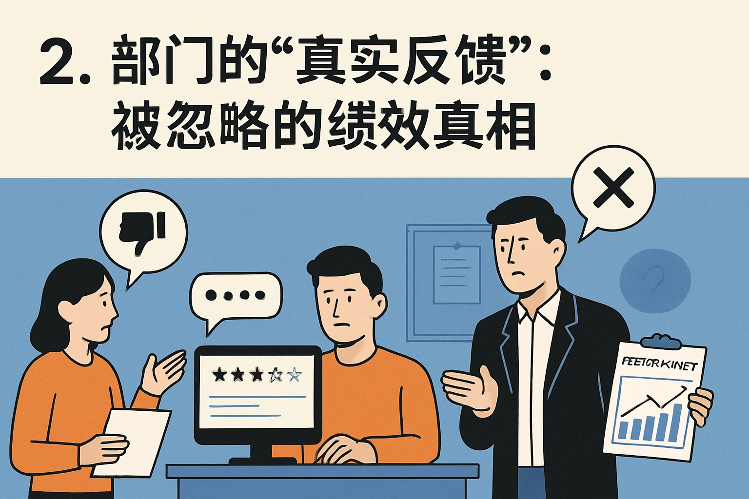 2. 部门的“真实反馈”：被忽略的绩效真相