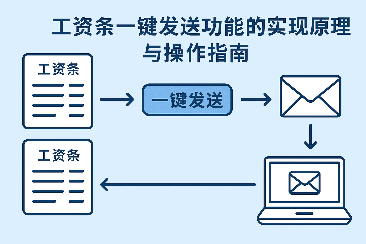 工资条一键发送功能的实现原理与操作指南