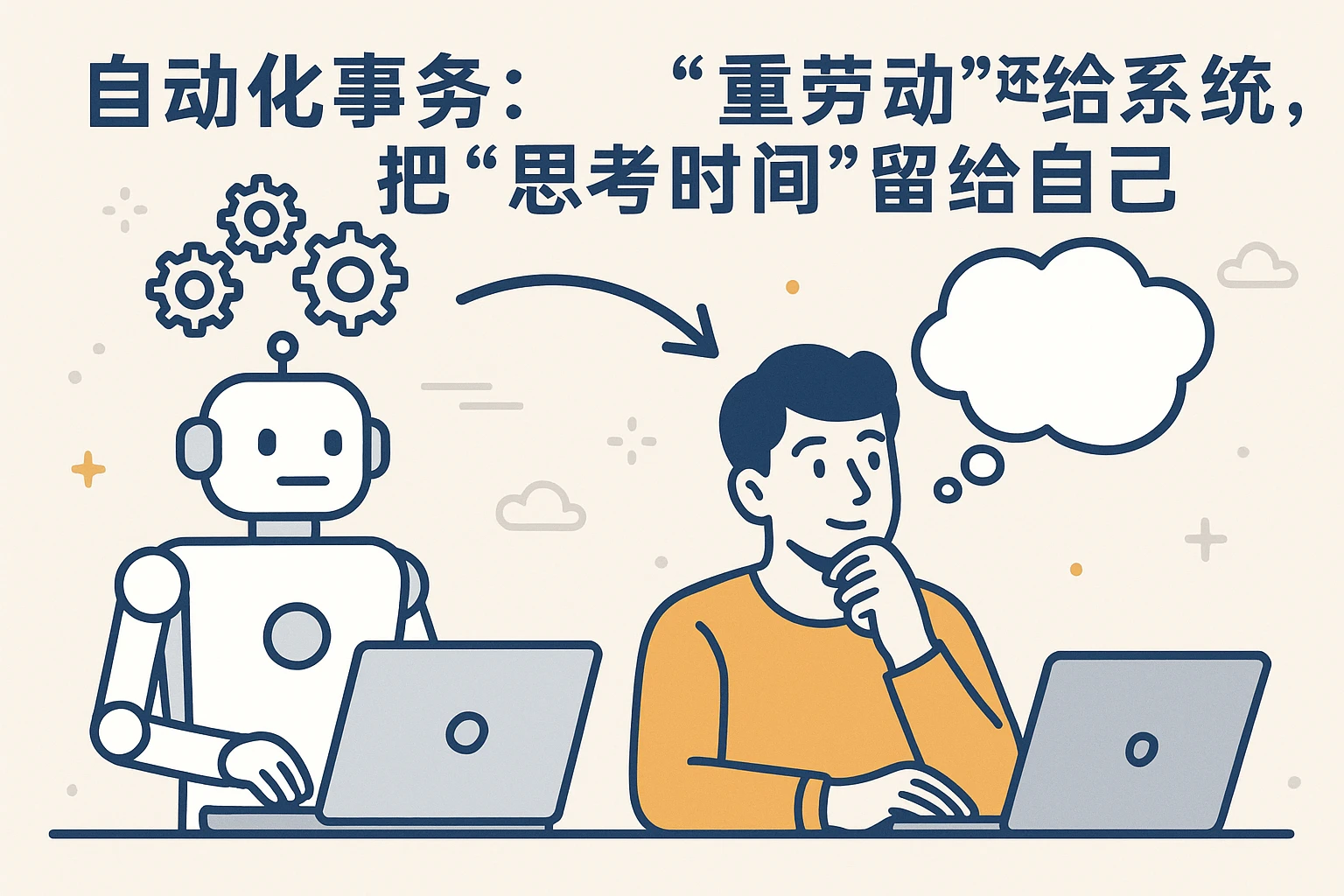 2. 自动化事务:把“重复劳动”还给系统,把“思考时间”留给自己