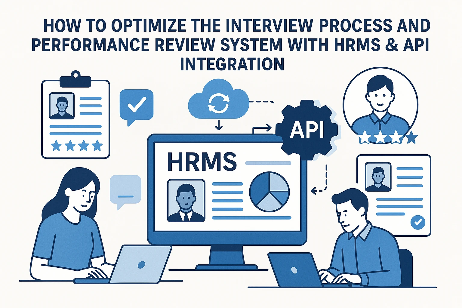 如何通过人力资源管理系统与API接口优化面试流程和绩效考核系统