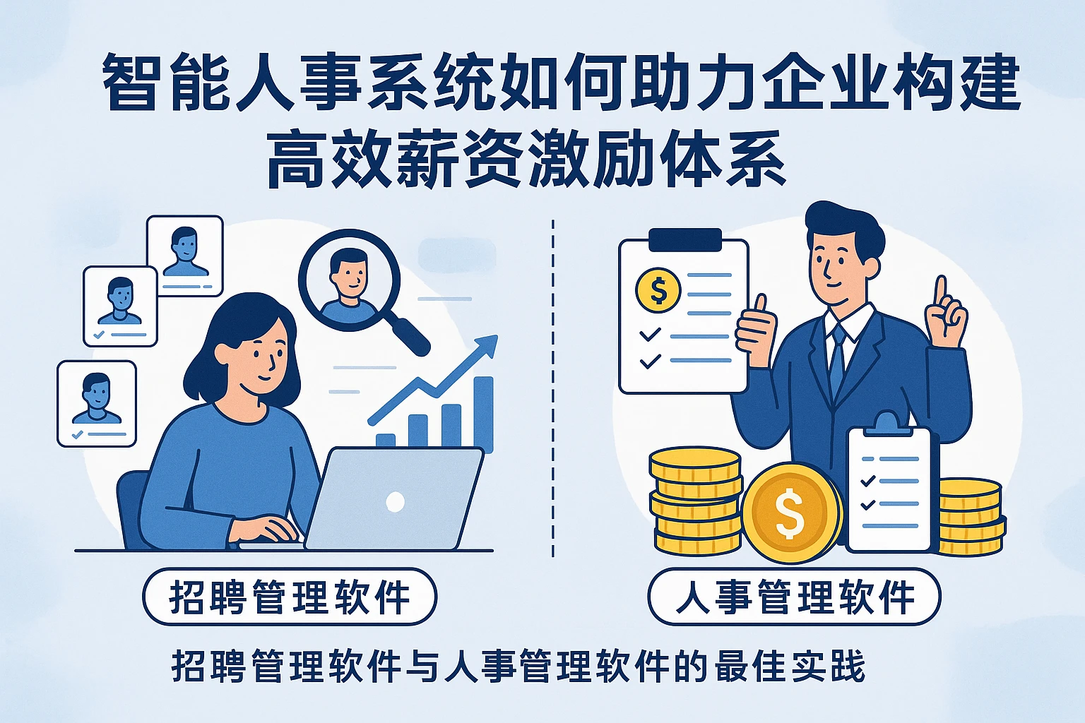 智能人事系统如何助力企业构建高效薪资激励体系:招聘管理软件与人事管理软件的最佳实践