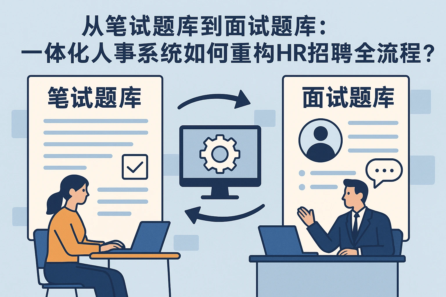 从笔试题库到面试题库：一体化人事系统如何重构HR招聘全流程？
