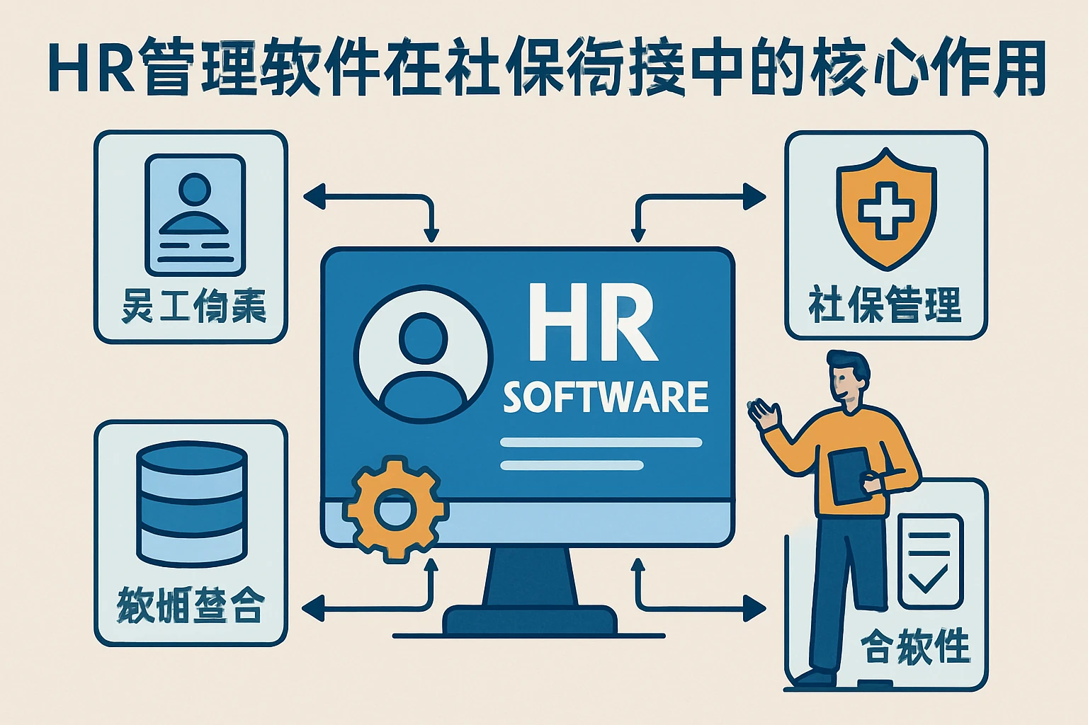 HR管理软件在社保衔接中的核心作用